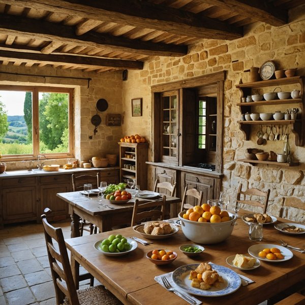 Quels sont les avantages de louer une maison de vacances en Dordogne avec des ateliers de cuisine et des visites de marchés locaux?