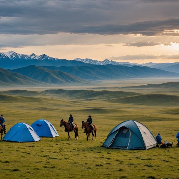 Comment organiser un camping pour une expédition de randonnée équestre en Mongolie?